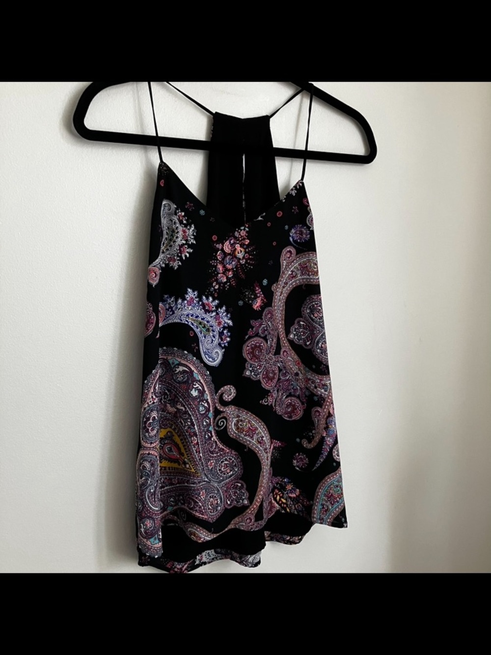 Express Paisley Flowy Tank Top